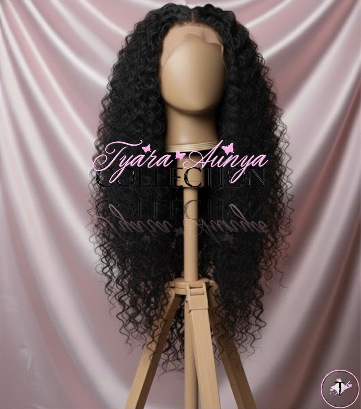 1B BURMESE WAVY FRONTAL WIG